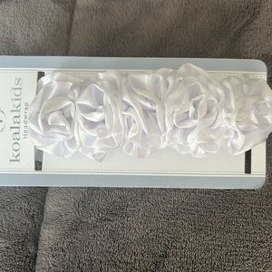 Koala kids white head wrap /bow